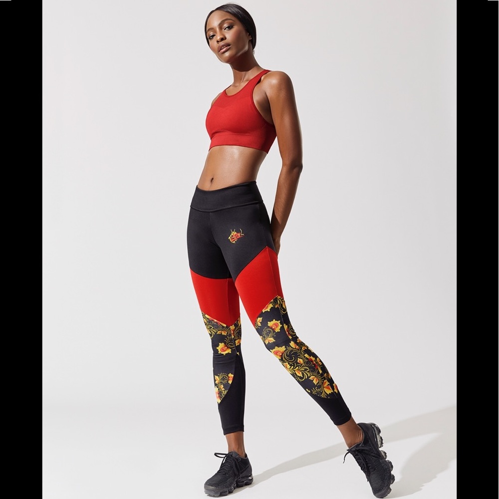 Nike Floral Leggings Sz S